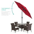 thumbnail image 4 of Best Choice Products 7.5ft Heavy-Duty Outdoor Market Patio Umbrella w/ Push Button Tilt, Easy Crank, Red, 4 of 9