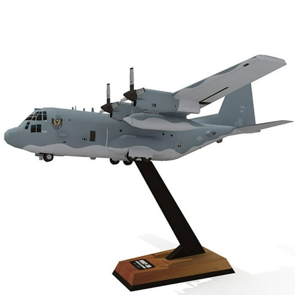 NATEFEMIN New Lockheed AC-130U Ghost Aerial Gunship Paper Model Kit for Displaying Aviation Passion