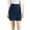 Dark Blue, variant on RUTAYY Women Corduroy Mini Skirt High Waist Slim Fit Autumn Winter Short Corduroy Skirt Solid Color Smocked Boho Pleated Skirts