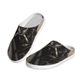 thumbnail image 2 of Lsque Vintage Ram Pilot Pattern Womens Comfort Cotton on Scuff With Memory Foam and Anti-skid Sole Slipper-39/40, 2 of 7
