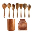 thumbnail image 1 of 9 PCS Wooden Spoons for Cooking, Wooden Utensils for Cooking, 1 of 5
