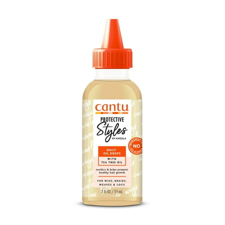 Cantu Protective Styles by Angela Hair Oil with Tea Tree Oil, 2 fl oz