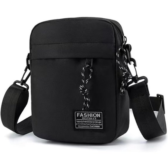 Small Sling Bag for Men & Women Casual Crossbody Bag  Chest Pack Multi Zipper Compartments