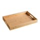 thumbnail image 1 of Bamboo Square Tray Wooden Rectangular Plates for Food Snacks, 1 of 4