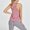 Pink, variant on Tank Tops for Women Round Neck Sleeveless Basic Tee Tanks Slim Fit Quick Drying Sports Vest Purple S(S)