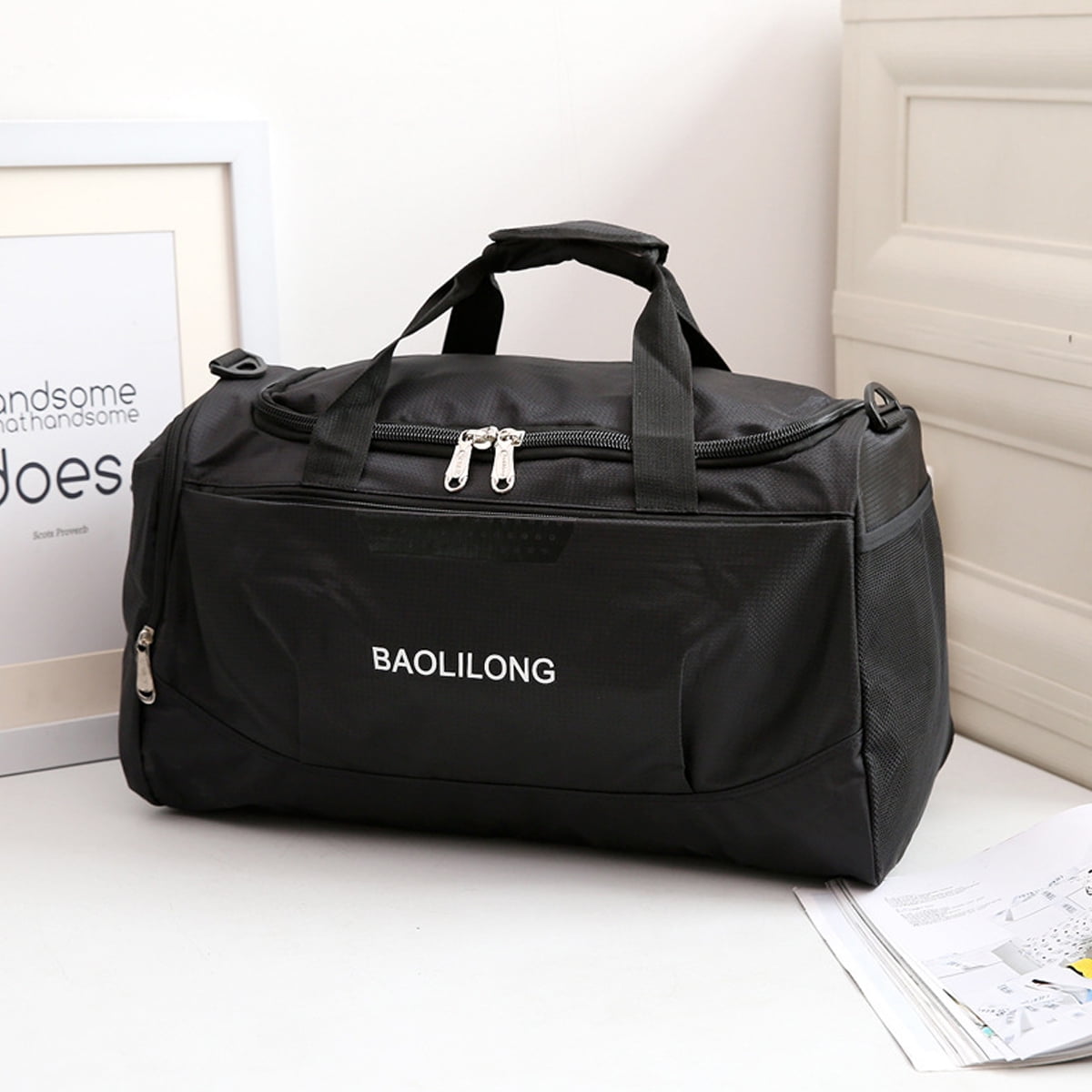Travel bag spot luggage bag portable sports package large capacity waterproof bag | Walmart Canada