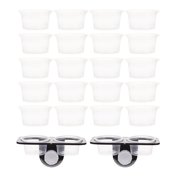 BRIGHTFUFU 1 conjunto de reptiles de alimentación con taza de succión Suministros de tanque de reptiles de agua de agua reptil