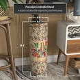 thumbnail image 4 of Red Lantern 24" Rose Medallion Porcelain Umbrella Stand, 4 of 10