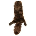 thumbnail image 4 of Hyper Pet Critter Skinz Stuffless Plush Beaver Super Squeaky Dog Toy with Squeaker, Large, Brown, 4 of 6