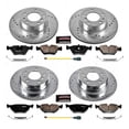 thumbnail image 3 of PowerStop Front and Rear Z23 Evolution Sport Carbon-Fiber Ceramic Brake Pad and Drilled & Slotted Rotor Kit Fits: BMW Select Models K7335, 3 of 10