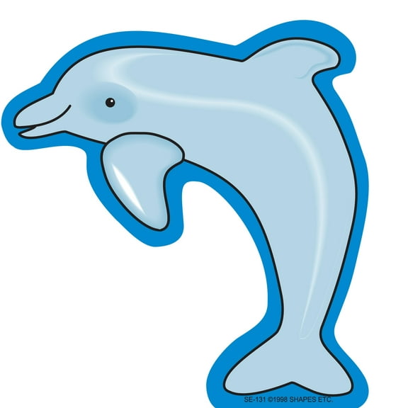 SHAPES ETC. Large Notepad - Dolphin