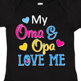 thumbnail image 4 of Inktastic My Oma and Opa Love me with Hearts Boys or Girls Baby Bodysuit, 4 of 5