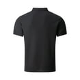 thumbnail image 3 of Eltusu Men's Casual Button Down Shirts, Stretch Regular Fit Summer Lapel Collar Short Sleeve Shirts Black Size S, 3 of 8