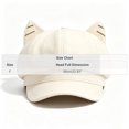 thumbnail image 3 of Women's Cute Cat Ear Newsboy Cap for Casual Wear, 3 of 6