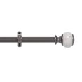 thumbnail image 1 of Decorative Window Curtain Rods with Metal Telescopic Drapery Rod Set with Durable Polyresin Finials, 1 of 2