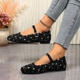 thumbnail image 5 of Jamicy Women's Ballet Mary Jane Flats Shoes Women Flats Dress Shoes for Women Comfortable Ladies Office Flats with Strap, 5 of 7