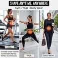 thumbnail image 2 of Thermogenic Sculpting Shorts for Women, High Waisted Tummy Control Shaping Yoga Shorts, Seamless Body Sculpting Compression Shorts with Hip Lifting Support, 2 of 6
