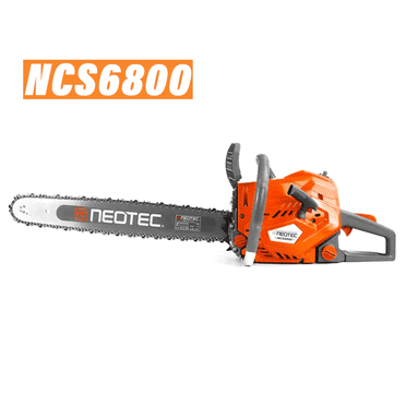 Neotec 68CC 2-Cycle Gas Powered Chainsaw, 22 inch Handheld Petrol Chain Saw with Tool Kit,  Model NCS6800 for Tree Felling and Farm Use