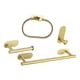 thumbnail image 5 of Juego de accesorios de baño, estante, ganchos para batas de pared Oro, 5 of 9