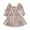 Khaki, variant on Edvintorg 3-8Years Dress for Kids Girl Long Sleeve Spring Summer Flower Girl Dresses Children's Girls Princess Dress Vestido