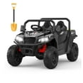 thumbnail image 2 of BeesClover 24V Electric Ride on Dump Truck for Kids, 2-Seater 4WD Remote Control Car with Electric Dump Bed & Shovel, LED Lights, Music Player, Max Speed 5Mph, 2 of 8
