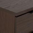 thumbnail image 6 of Demijen Modern Industrial 4 Drawer Wide Dresser, Walnut and Matte Black, 6 of 7