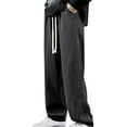 thumbnail image 2 of Men's JeansSpring and Autumn Loose Straight Drawstring Casual Pants for Everyday Wear in Men’s Fashion, 2 of 6