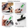 thumbnail image 5 of A22I LCD Digital Hanging Scale Luggage Suitcase Baggage Weight Scales with Belt for Electronic Weight Tool 50Kg/110Lb Silver, 5 of 5