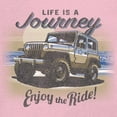 thumbnail image 3 of Life is a Journey Enjoy the Ride Long Sleeve T-shirt 4x4 Offroad Rugged Vehicle Trailblazing Mudding Dirt Roads, 3 of 7