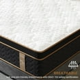 thumbnail image 3 of 10" Queen Plush Hybrid Mattresses with Independently Encased Coils & Gel Memory Foam, Fiberglass-Free, Motion Isolation-Edge Support, Mattress in a Box, CertiPUR-US Certified, 3 of 10