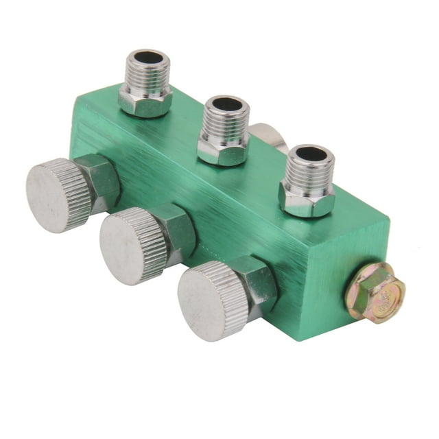 Aerógrafo de Aleación de 3 Vías, Divisor de de Aire, Colector de Medición Regulado, Aerógrafo perfecl Divisor de aerógrafo