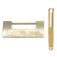 thumbnail image 1 of Shisuyan Retro Jewelry Box Lock Golden 1 Set 2.9x1.4in Copper Zinc Alloy, 1 of 8