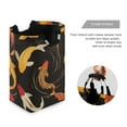 thumbnail image 3 of Yayeee Freestanding Laundry Hamper with Handle Collapsible Large Storage Basket for Clothes, Black Fish Pattern, 3 of 7