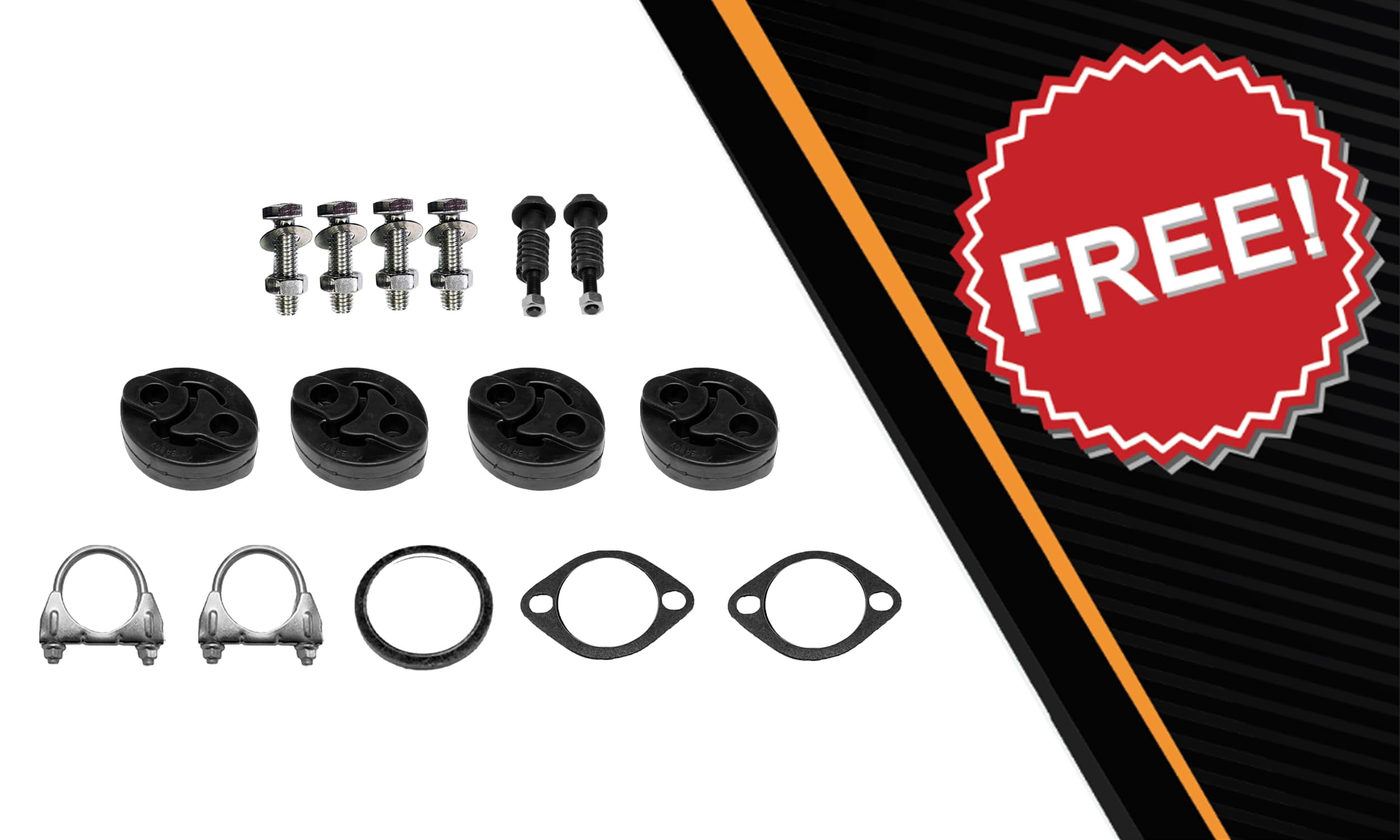 Northeastern Exhaust Resonator Y-Pipe & Muffler Kit Fits 2008-2013 Subaru Impreza & Forester 2.5L - Direct Fit | Stainless Steel System Kit
