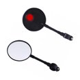 thumbnail image 2 of 2pcs Bike Rearview Mirror Flexible Rod Adjustable Bicycle mirror; cycling handlebar Handlebar Mirror with reflector, 2 of 9