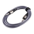 thumbnail image 1 of Riwcyla 1/4 Inch Audio Instrument Cable 10ft Noise Reduction Dual Straight Interface 6.35mm Mono Waterproof Guitar Cable Compression Resistant Professional Audio Interconnect Cord for Electric Guita, 1 of 6