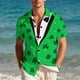 thumbnail image 4 of Ceisia St. Patrick's Day Men's Unisex Hawaiian Shirt | Summer Beach Casual Short Sleeve Button Down Gift Printed Top, 4 of 9
