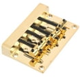 thumbnail image 3 of String Bridge 4 String Electric Bass Golden Zinc Alloy Fixed Type Saddle Plate with Screw Kit, 3 of 8