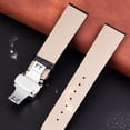 thumbnail image 3 of Genuine Leather Watch Strap Breathable Watchband Cozy Watch Replacement Strap, 3 of 8