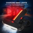thumbnail image 4 of Luz LED trasera y delantera para bicicleta, luz trasera para bicicleta, multiusos, resistente al agua, recargable por USB, luces traseras para motocicleta, 4 of 8