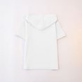 thumbnail image 5 of Maplenight Womens Short Sleeve Hoodies Fall Pullover Tops with Pockets Drawstring Casual Hooded Sweatshirt, 5 of 7