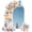 blue, variant on Sky Blue Christmas Arch Backdrop Cover 4x1.65 Ft, Spandex Wedding Arch Stand Cover, Winter Snowman Pine Tree Snowflakes Round Top Stretch Fitted Background Covers for Birthday Ceremony Party Decor