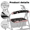 thumbnail image 5 of HELLHERO Cherry Blossom Rollator Seat Cover Seat & Backrest Covers and Breathable for Home and Street Scenes, 5 of 7