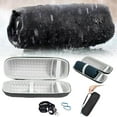 thumbnail image 3 of EVA Storage Case Compatible for JBL CHARGE5 Bluetooth Loudspeaker Carrying Pouch Container Speaker Shockproof Storage Bag Waterproof Protective Sleeve Black and gray, 3 of 9