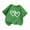 Green, variant on JoyHoop Girls Short Sleeve Heart T-Shirts Casual Cotton Tee Tops Blouse
