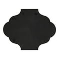 thumbnail image 4 of Kate and Laurel Rowla Modern Scalloped Wall Mirror, 18 x 24, Black, Glam Decorative Mirror with Unique Shape, 4 of 8