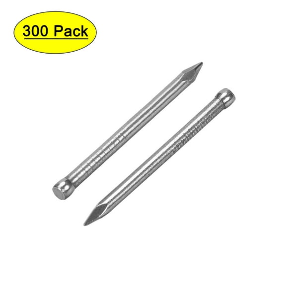 Finishing Nails Hand-Drive Hardware Carbon Steel Nail 30mm 1.2-inches 200 pcs