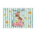 thumbnail image 2 of CREATITOY Cross-Border Hot Selling Easter Table Mat Flower Rabbit Egg Farmhouse Country Table Mat Decor Linen Print Heat Insulation for Easter Holiday, 2 of 6