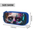 thumbnail image 2 of Sigee Modern Abstract Colorful Skull B for Portable Pencil Pouch with Zipper for Students, Artists, and Office Use, 2 of 5