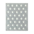 thumbnail image 4 of Parent's Choice Gray Cozy Reversible Stars Infant Blanket, Unisex, Polyester, 4 of 13